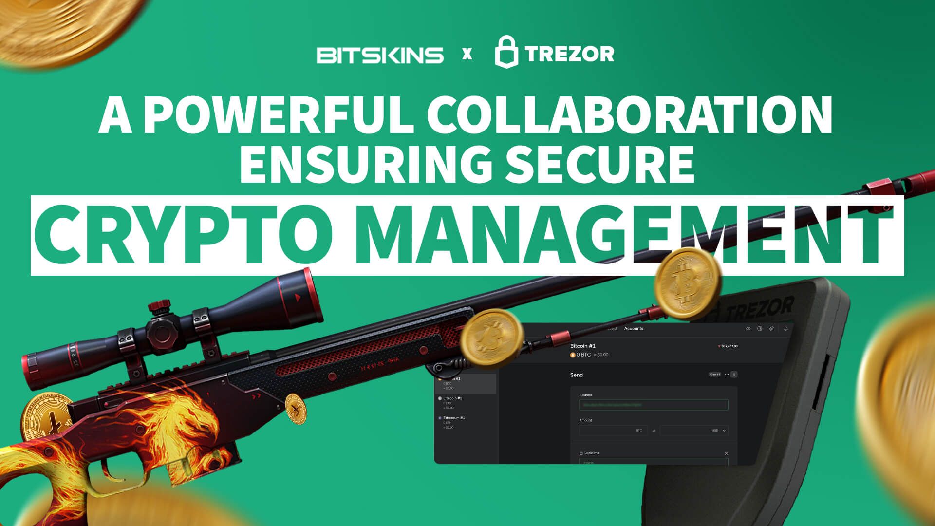 BitSkins and Trezor: A powerful collaboration ensuring secure crypto management